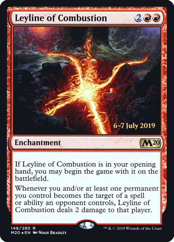 Leyline of Combustion  [Core Set 2020 Prerelease Promos] | Magic Magpie