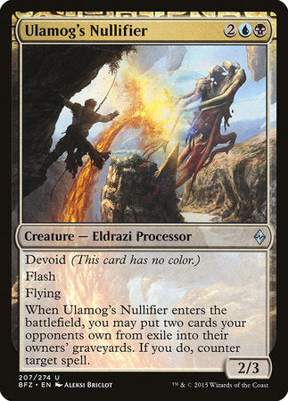 Ulamog's Nullifier [Battle for Zendikar] | Magic Magpie