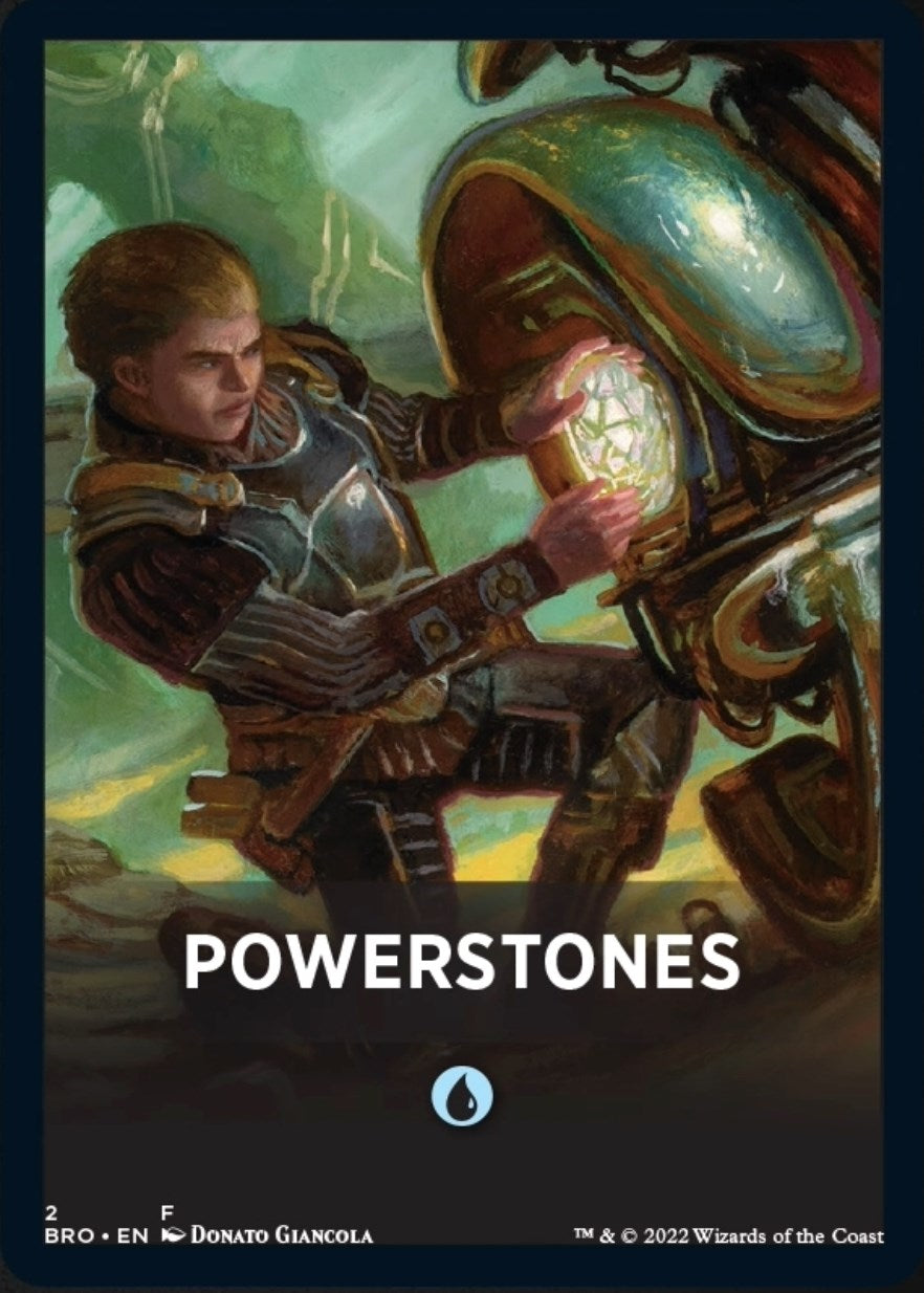 Powerstones Theme Card [The Brothers' War Tokens] | Magic Magpie