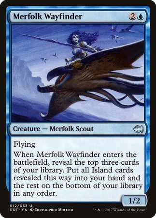 Merfolk Wayfinder [Duel Decks: Merfolk vs. Goblins] | Magic Magpie