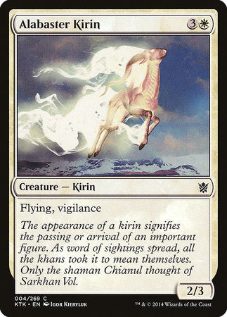Alabaster Kirin [Khans of Tarkir] | Magic Magpie