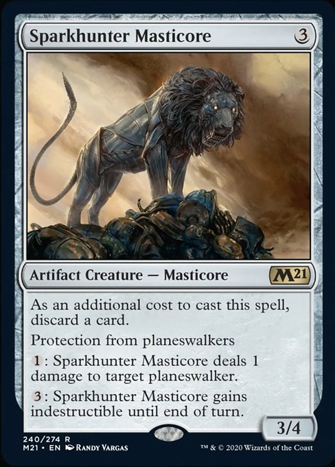 Sparkhunter Masticore [Core Set 2021] | Magic Magpie