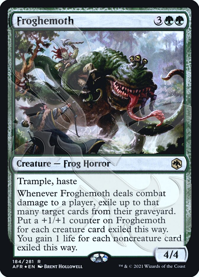 Froghemoth (Ampersand Promo) [Dungeons & Dragons: Adventures in the Forgotten Realms Promos] | Magic Magpie