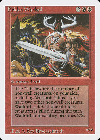 Keldon Warlord [Revised Edition] | Magic Magpie