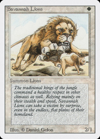 Savannah Lions [Revised Edition] | Magic Magpie