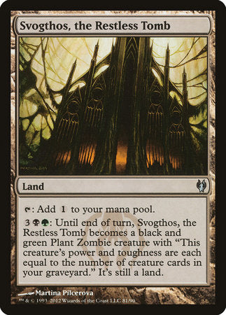 Svogthos, the Restless Tomb [Duel Decks: Izzet vs. Golgari] | Magic Magpie