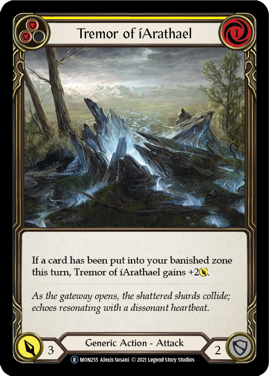 Tremor of iArathael (Yellow) [U-MON255] Unlimited Normal | Magic Magpie