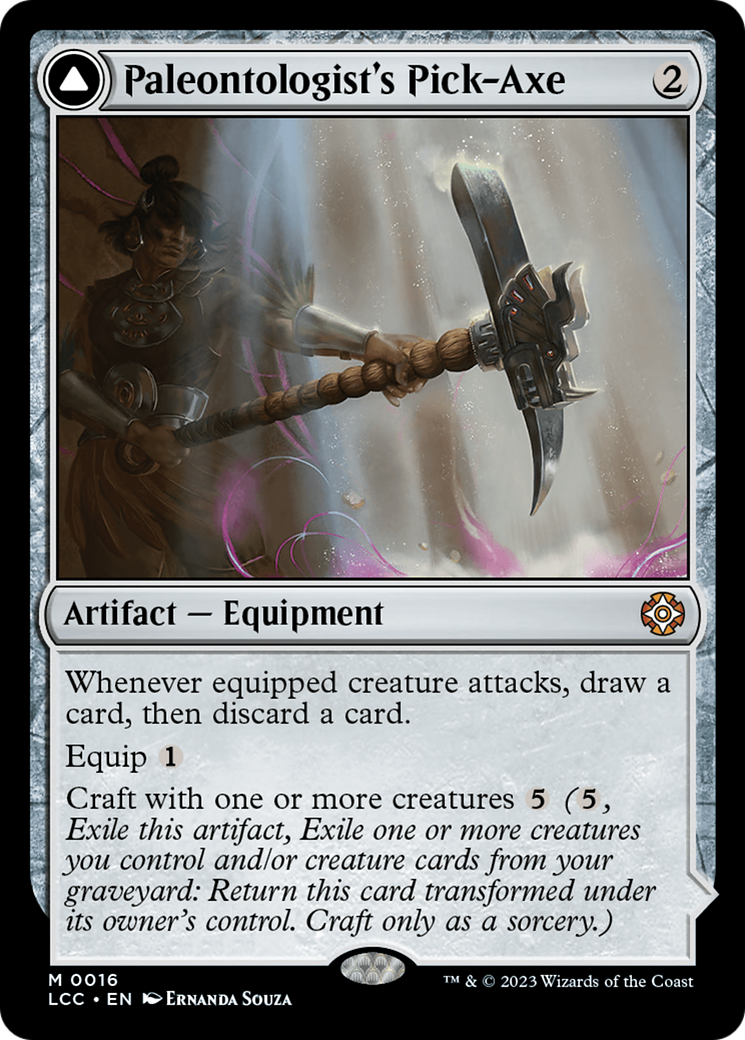 Paleontologist's Pick-Axe [The Lost Caverns of Ixalan Commander] | Magic Magpie