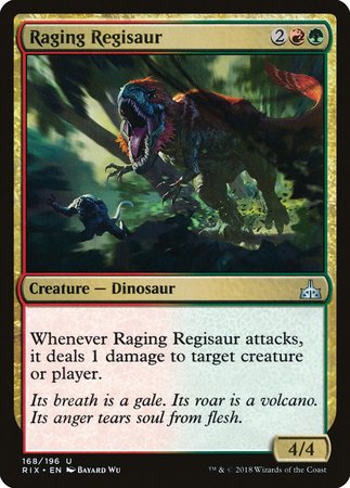 Raging Regisaur [Rivals of Ixalan] | Magic Magpie