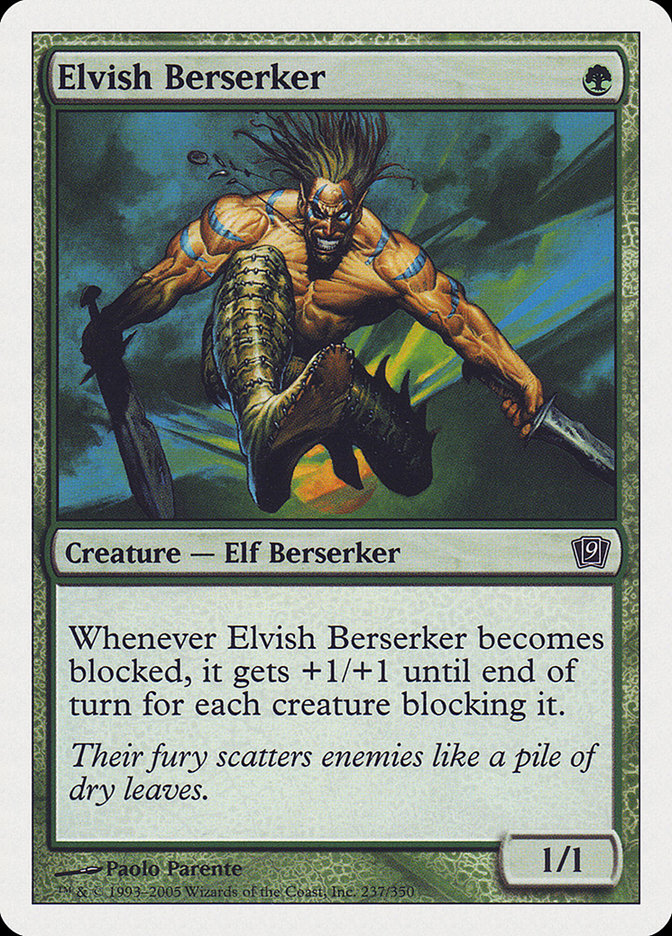 Elvish Berserker [Ninth Edition] | Magic Magpie