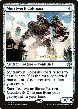 Metalwork Colossus [Kaladesh Promos] | Magic Magpie