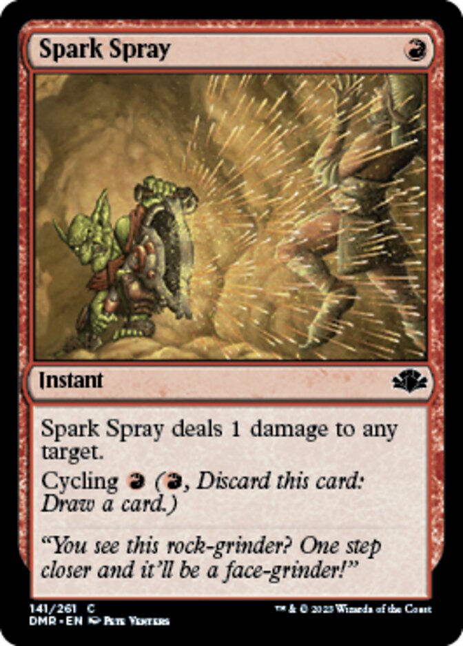 Spark Spray [Dominaria Remastered] | Magic Magpie