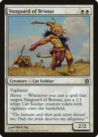 Vanguard of Brimaz [Born of the Gods] | Magic Magpie
