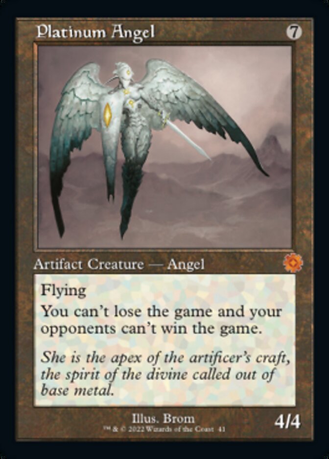 Platinum Angel (Retro) [The Brothers' War Retro Artifacts] | Magic Magpie