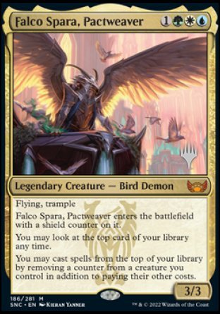 Falco Spara, Pactweaver (Promo Pack) [Streets of New Capenna Promos] | Magic Magpie