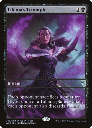 Liliana's Triumph [War of the Spark Promos] | Magic Magpie