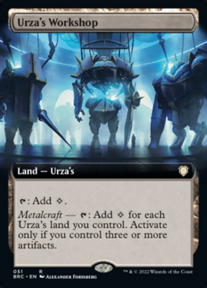 Urza's Workshop (Extended Art) [The Brothers' War Commander] | Magic Magpie