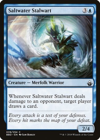 Saltwater Stalwart [Battlebond] | Magic Magpie