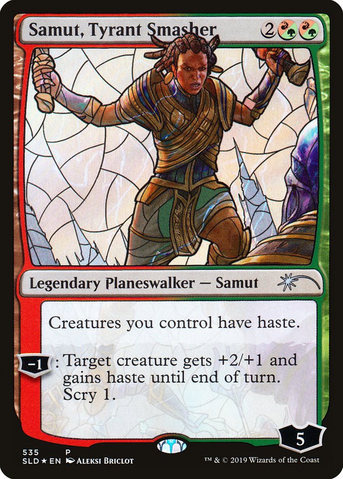 Samut, Tyrant Smasher (Stained Glass) [Secret Lair Drop Promos] | Magic Magpie