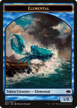 Elemental Token [Duel Decks: Merfolk vs. Goblins Tokens] | Magic Magpie