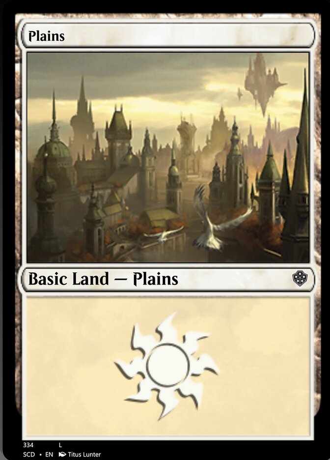 Plains (334) [Starter Commander Decks] | Magic Magpie