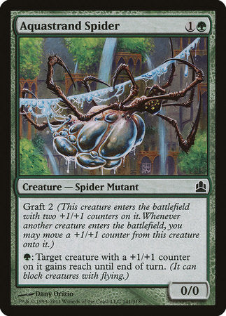 Aquastrand Spider [Commander 2011] | Magic Magpie