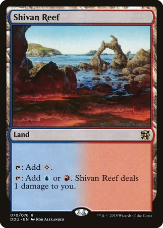 Shivan Reef [Duel Decks: Elves vs. Inventors] | Magic Magpie