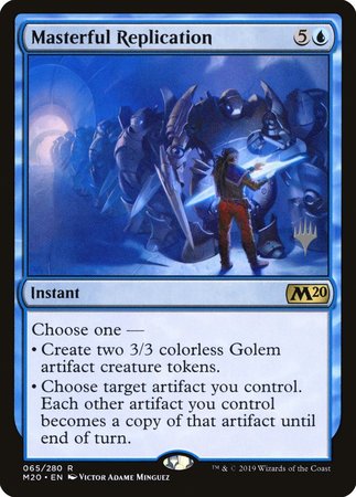 Masterful Replication [Core Set 2020 Promos] | Magic Magpie