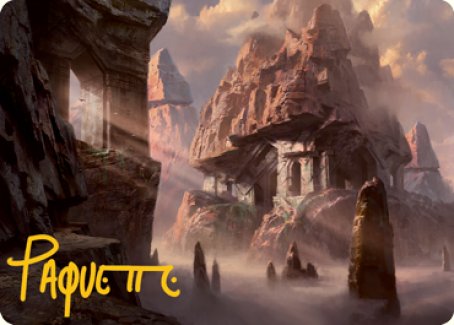 Mountain (277) Art Card (Gold-Stamped Signature) [Dungeons & Dragons: Adventures in the Forgotten Realms Art Series] | Magic Magpie