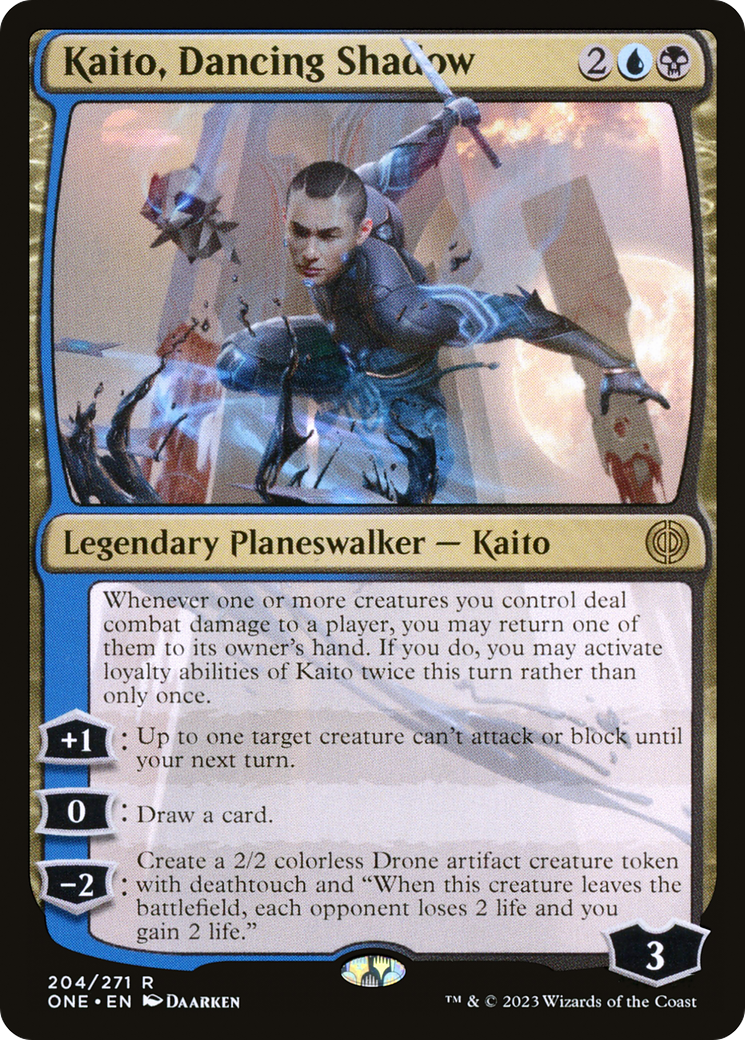 Kaito, Dancing Shadow [Phyrexia: All Will Be One] | Magic Magpie