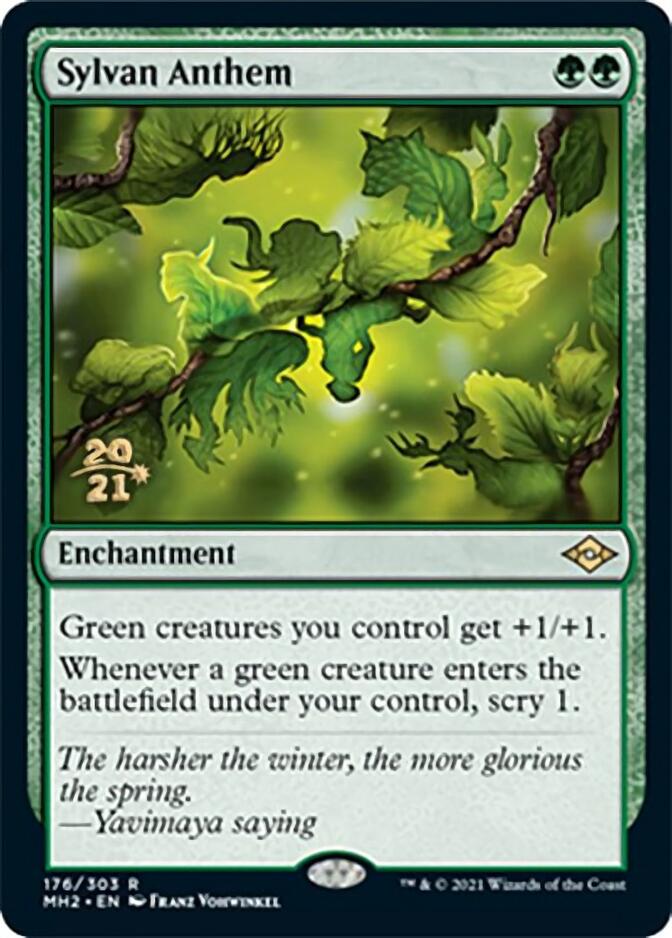 Sylvan Anthem [Modern Horizons 2 Prerelease Promos] | Magic Magpie