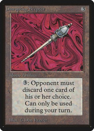 Disrupting Scepter [Limited Edition Beta] | Magic Magpie