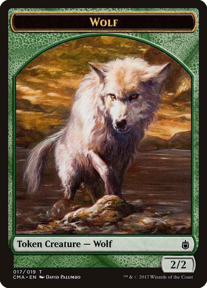 Wolf (017/019) [Commander Anthology Tokens] | Magic Magpie