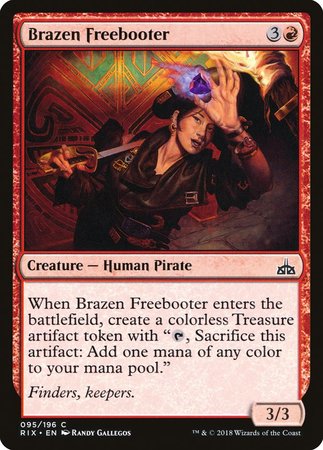 Brazen Freebooter [Rivals of Ixalan] | Magic Magpie
