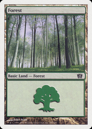 Forest (350) [Eighth Edition] | Magic Magpie