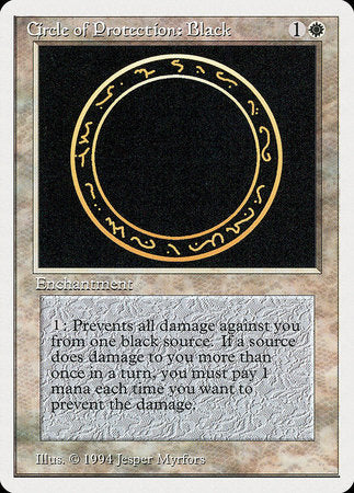 Circle of Protection: Black [Summer Magic / Edgar] | Magic Magpie