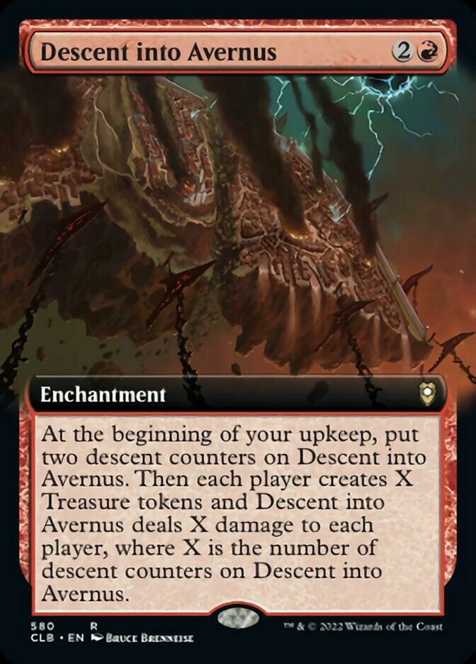 Descent into Avernus (Extended Art) [Commander Legends: Battle for Baldur's Gate] | Magic Magpie