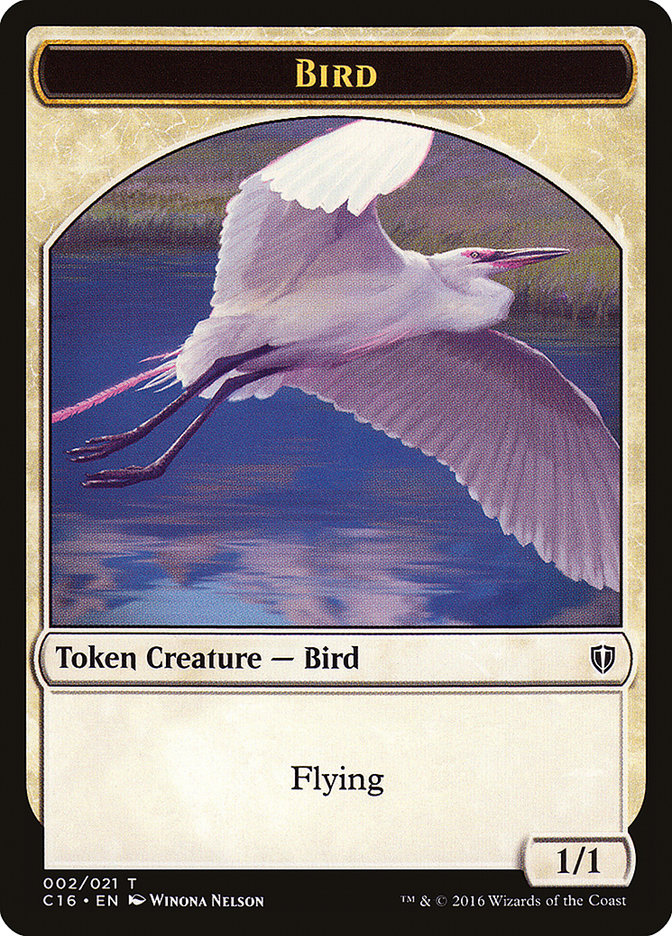 Bird (002/021) [Commander 2016 Tokens] | Magic Magpie