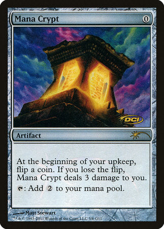 Mana Crypt [Judge Gift Cards 2011] | Magic Magpie