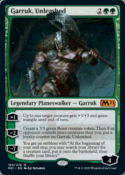 Garruk, Unleashed [Core Set 2021] | Magic Magpie