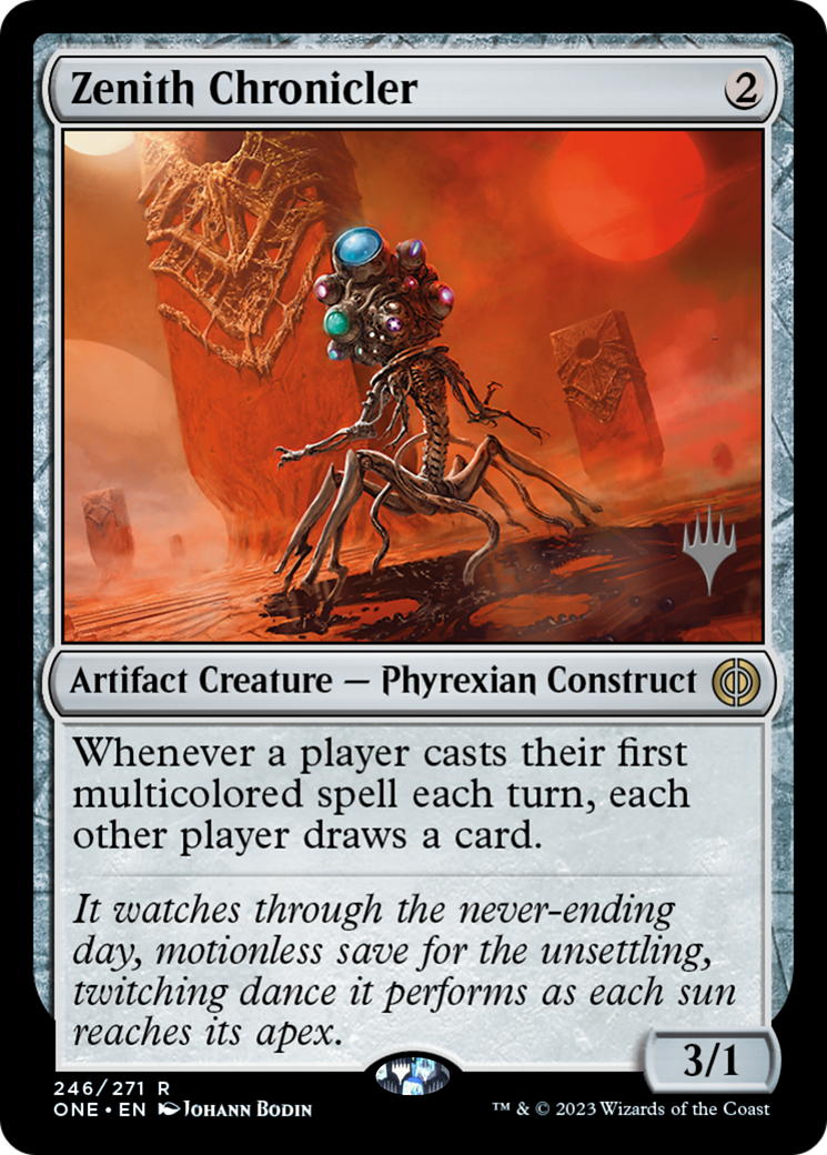 Zenith Chronicler (Promo Pack) [Phyrexia: All Will Be One Promos] | Magic Magpie