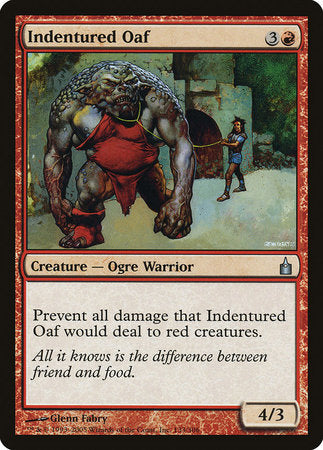 Indentured Oaf [Ravnica: City of Guilds] | Magic Magpie