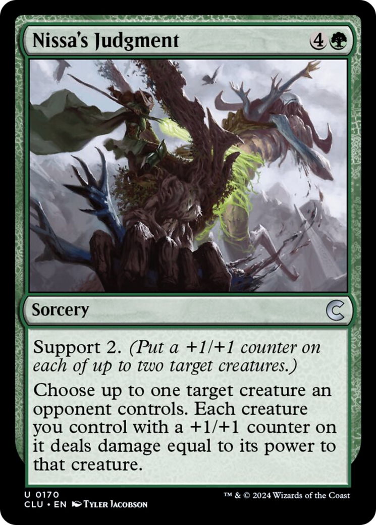 Nissa's Judgment [Ravnica: Clue Edition] | Magic Magpie
