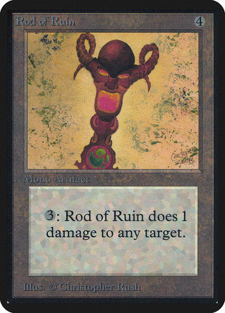 Rod of Ruin [Limited Edition Alpha] | Magic Magpie