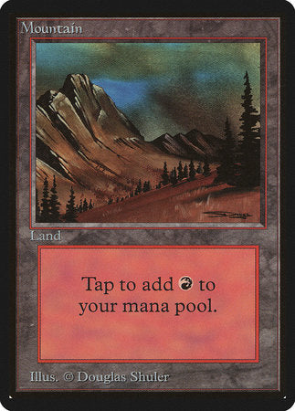 Mountain (C) [Limited Edition Beta] | Magic Magpie