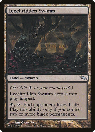 Leechridden Swamp [Shadowmoor] | Magic Magpie