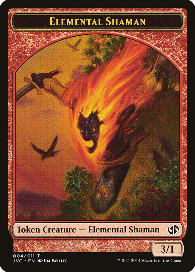 Elemental Shaman Token (Jace vs. Chandra) [Duel Decks Anthology Tokens] | Magic Magpie