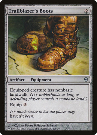 Trailblazer's Boots [Zendikar] | Magic Magpie