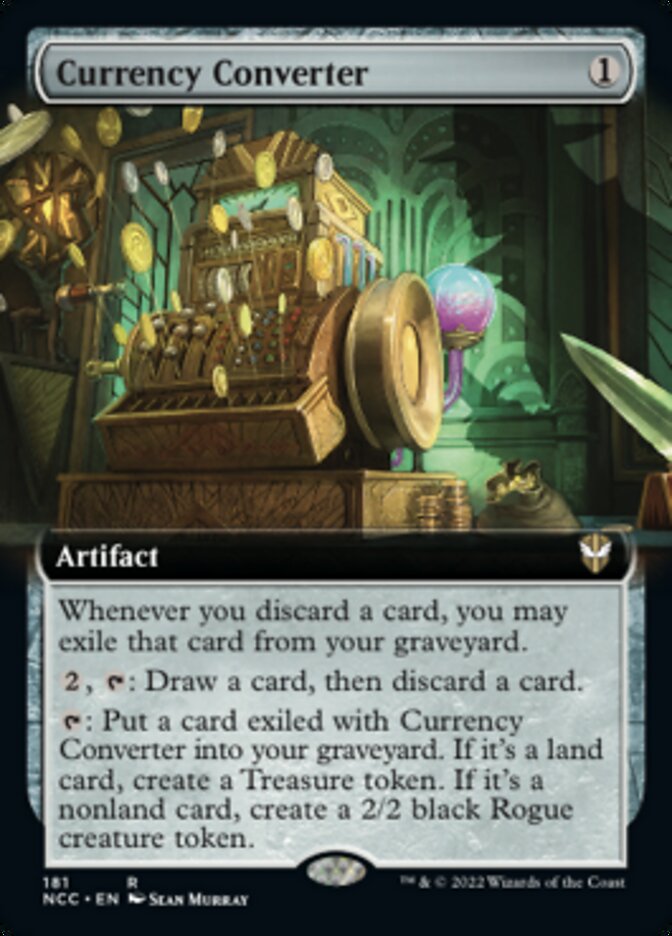 Currency Converter (Extended Art) [Streets of New Capenna Commander] | Magic Magpie