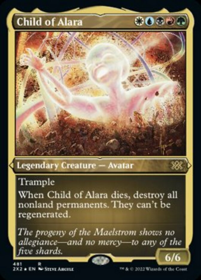 Child of Alara (Foil Etched) [Double Masters 2022] | Magic Magpie